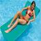 Swimline SofSkin 74" Teal Extra Thick Rippled Floating Pool Mattress